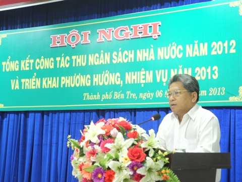 Ông Cao Thành Hiếu - Chủ tịch UBND thành phố phát biểu chỉ đạo hội nghị