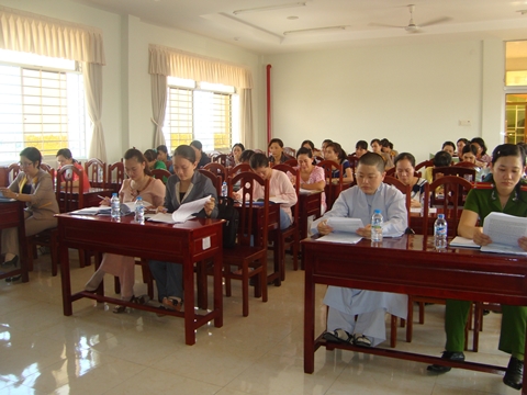 Đại biểu tham dự hội nghị sơ kết Quý I/2013