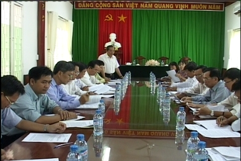 Quan cảnh buổi khảo sát