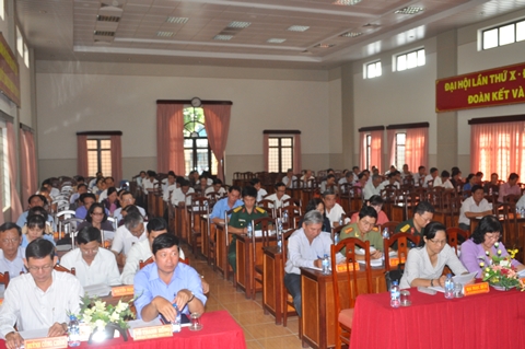 Đại biểu tham dự hội nghị