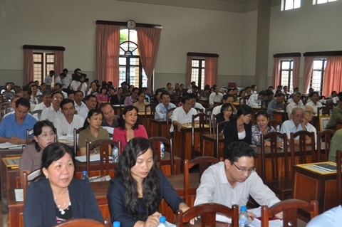 Đại biểu tham dự hội nghị. (Ảnh: ĐB)
